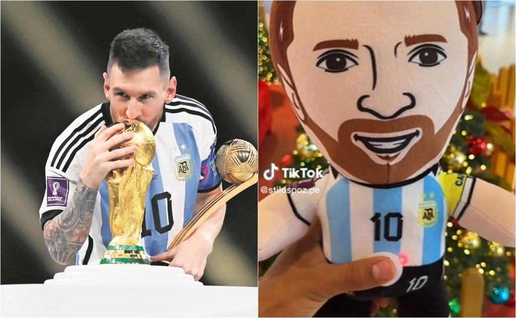 Peluche Messi enojado